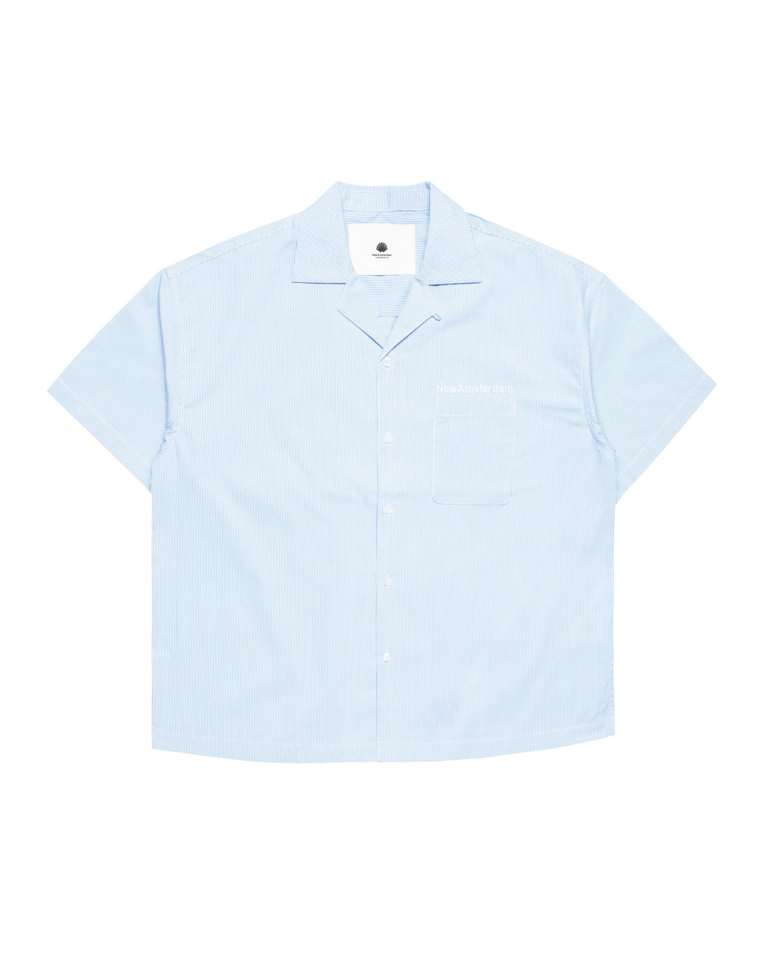 Košeľa New Amsterdam Surf Association New Amsterdam Surf Association Wijk Striped Shirt Modrá | 2501031001, 0