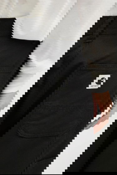 Nohavice Carhartt WIP Brandon Double Knee Pant medium waist Čierna | I034247.8902, 3