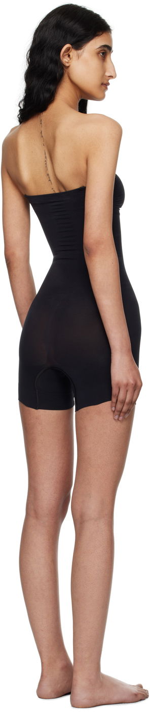 Body SKIMS SKIMS Seamless Sculpt Strapless Shortie Bodysuit Čierna | BD-MDT-2914, 2