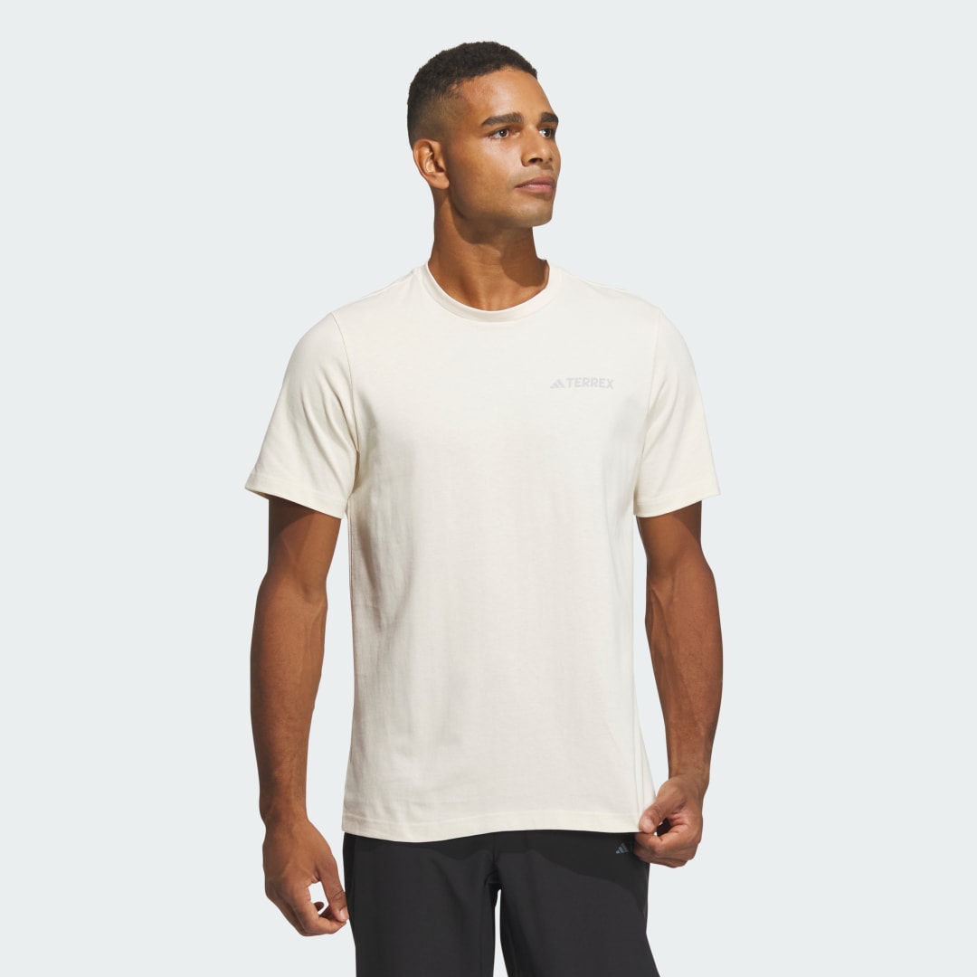 Tričko adidas Performance Graphic Short Sleeve Polygiene 230 GSM Biela | IS0287, 0