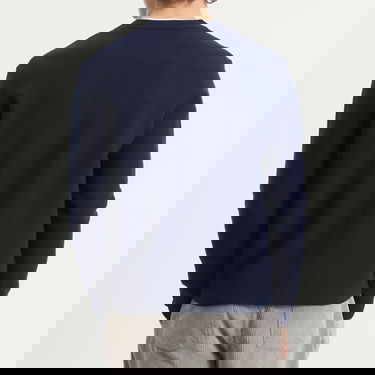 Sveter A.P.C. Kenny Intarsia Knit Cardigan Navy | AW25WVBDK-H22305-IAK, 3