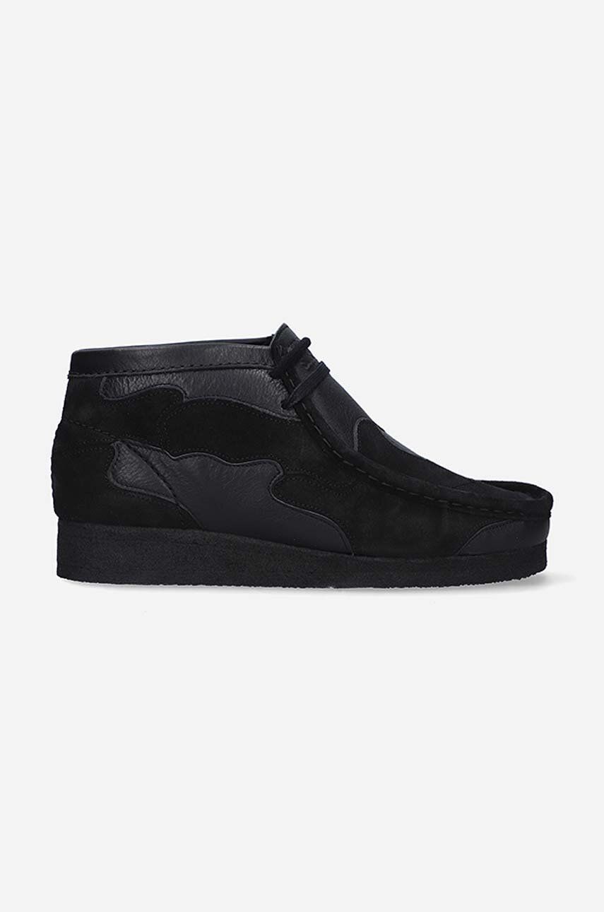 Tenisky a topánky Clarks Wallabee Boot Patch Shoes Čierna | 26163921, 0