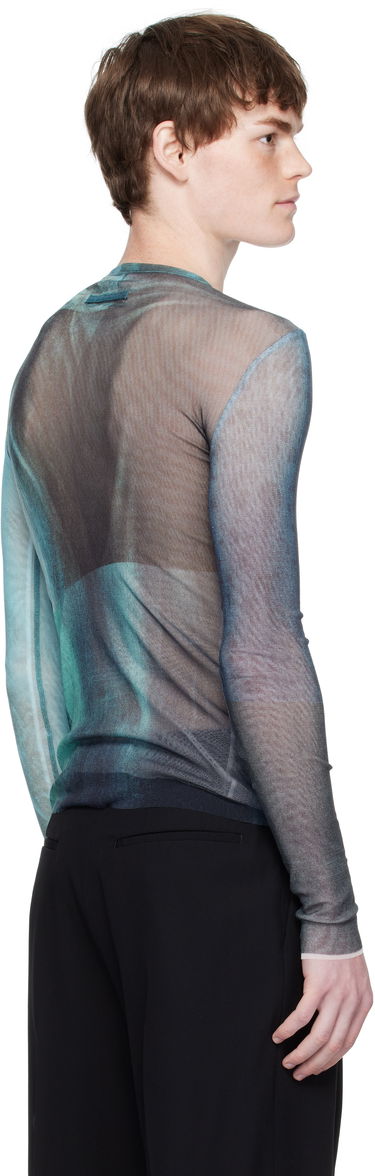 Tričko Jean Paul Gaultier Jean Paul Gaultier 'The Water' Long Sleeve Top Zelené | 25/03-W-TO310-M004P-5557, 2