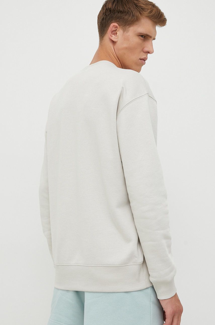 Mikina adidas Performance Essentials Feelvivid Cotton Fleece Drop Shoulder Sweatshirt Šedá | HK0396, 1