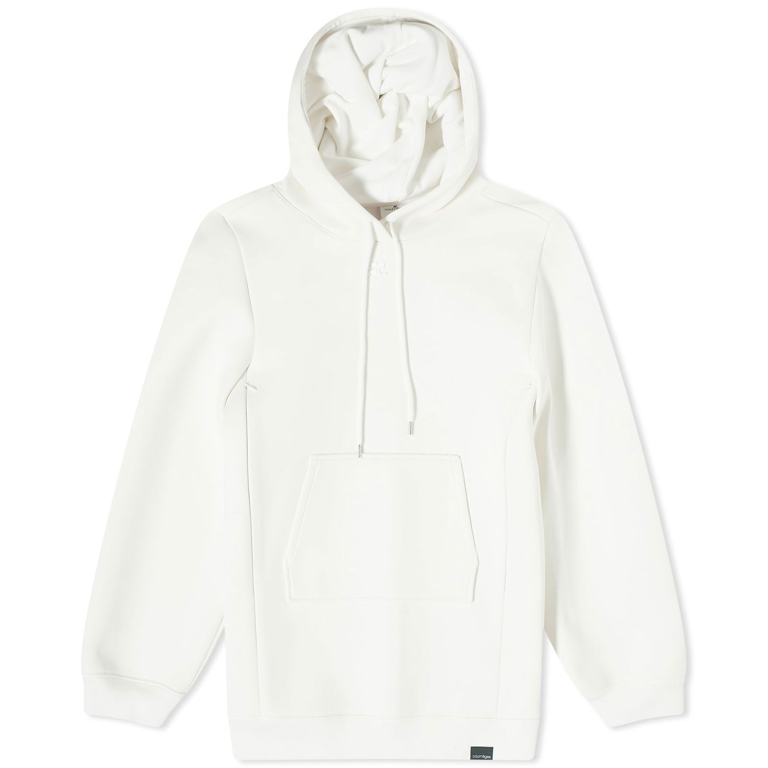 Šaty Courrèges Cocoon Stonewashed Hooded Mini Dress Biela | 423JRO277JS0108-1, 0