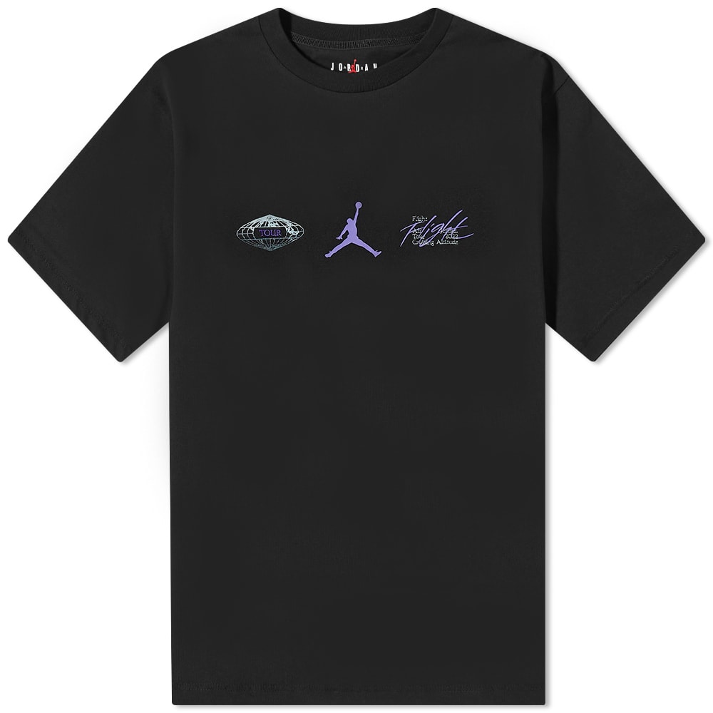 Tričko Jordan Air Jordan Flight Logo Tee Čierna | DM1444-010, 0