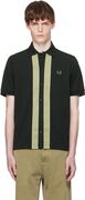 Fred Perry Chenille Tape Button Through Polo