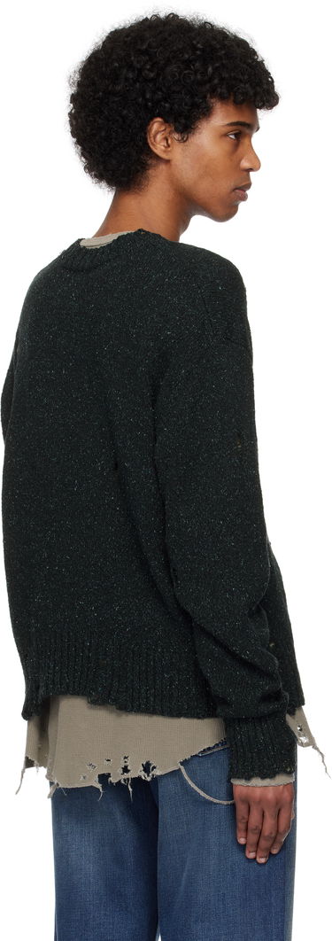Sveter We11done We11done Grunge Knit Sweater Zelené | WD-KT0-25-621-U-NV, 2