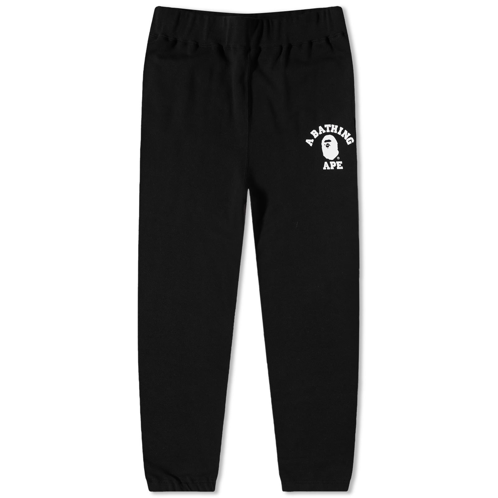 College Sweat Pant Black