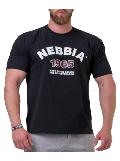 Tričko NEBBIA Golden Era Tee Čierna | 19201