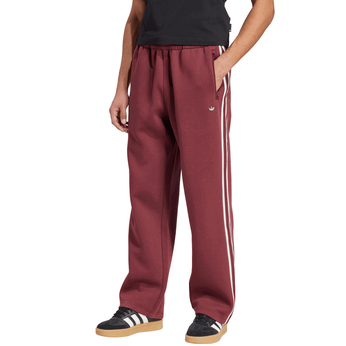 Tepláky adidas Originals Adidas PREM TP Sweatpants Vínová | JV7592, 0