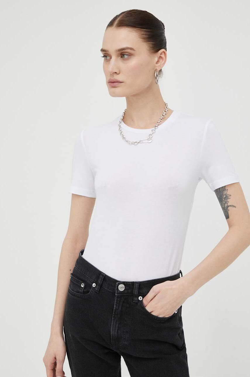 Tričko Samsoe Samsoe T-shirt Biela | F00012121, 0