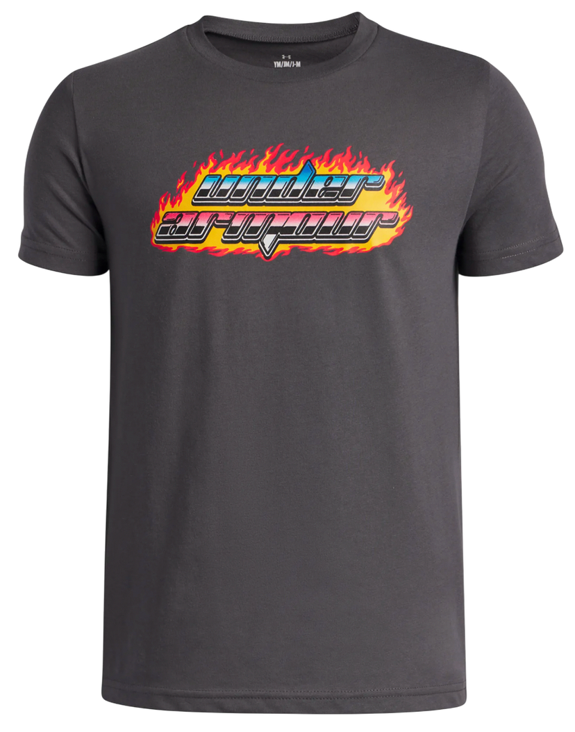 Tričko Under Armour Flame Short Sleeve T-Shirt Šedá | 6005059-025