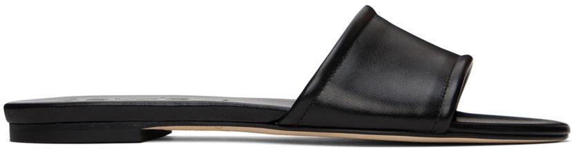 Oblečenie Aeyde Aeyde Sumi Leather Slide Sandals Čierna | A11-FS-TTTR08FL64-SS24-800-007
