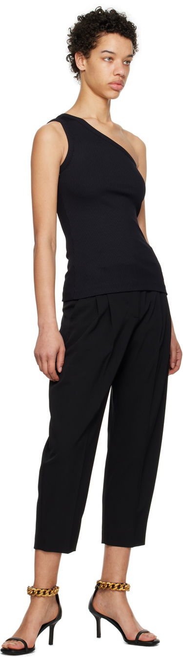 Tielko Stella McCartney Single-Shoulder Tank Top Čierna | 6J02043SPX31, 3