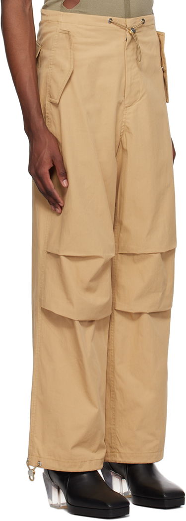 Cargo nohavice Dion Lee Elasticized Cargo Trousers Béžová | C2100P23, 4