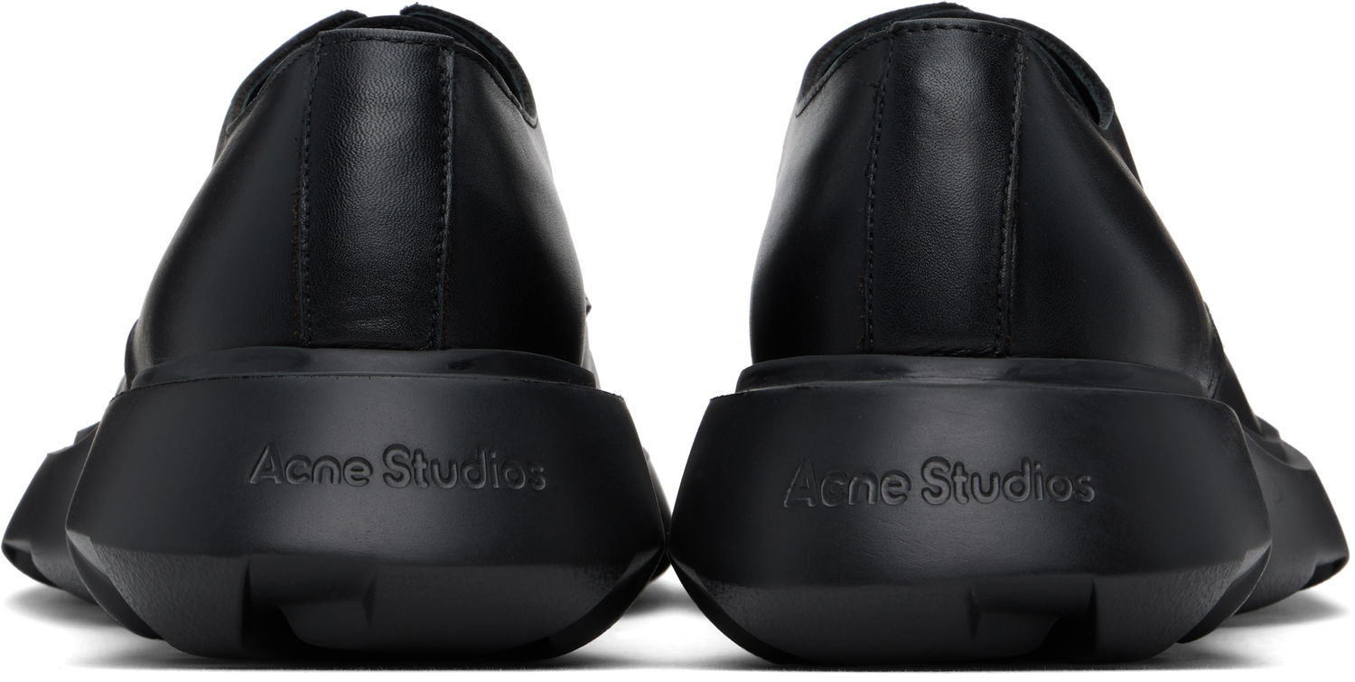 Tenisky a topánky Acne Studios Leather Lace-Up Derbys Čierna | BD0315-, 1
