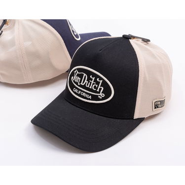 Šiltovka Von Dutch Von Dutch Trucker Flag Hat Čierna | VD/1/CB/LOF/B30, 5