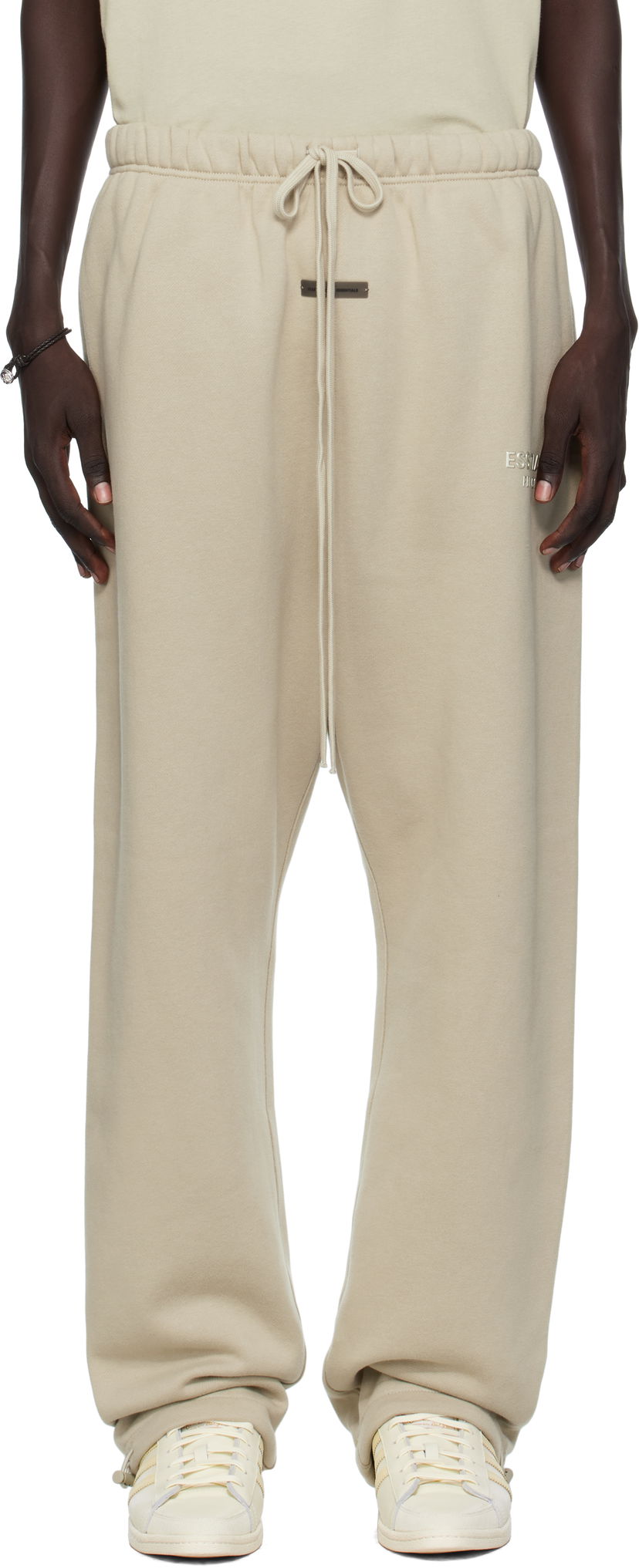 Tepláky Fear of God Fear of God ESSENTIALS Relaxed Fleece Sweatpants Béžová | 130SP258226F