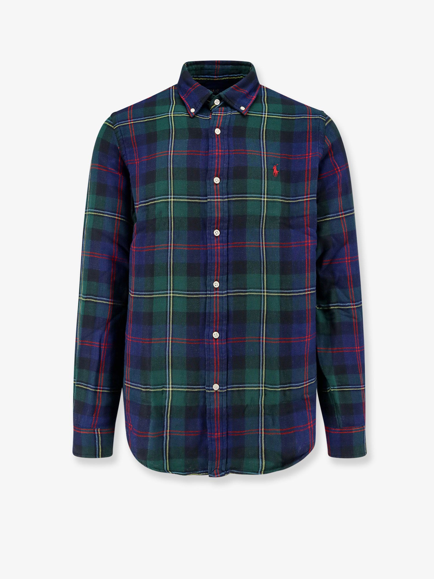 Košeľa Polo by Ralph Lauren Shirt Long Sleeve Plaid Modrá | 710953351001, 0