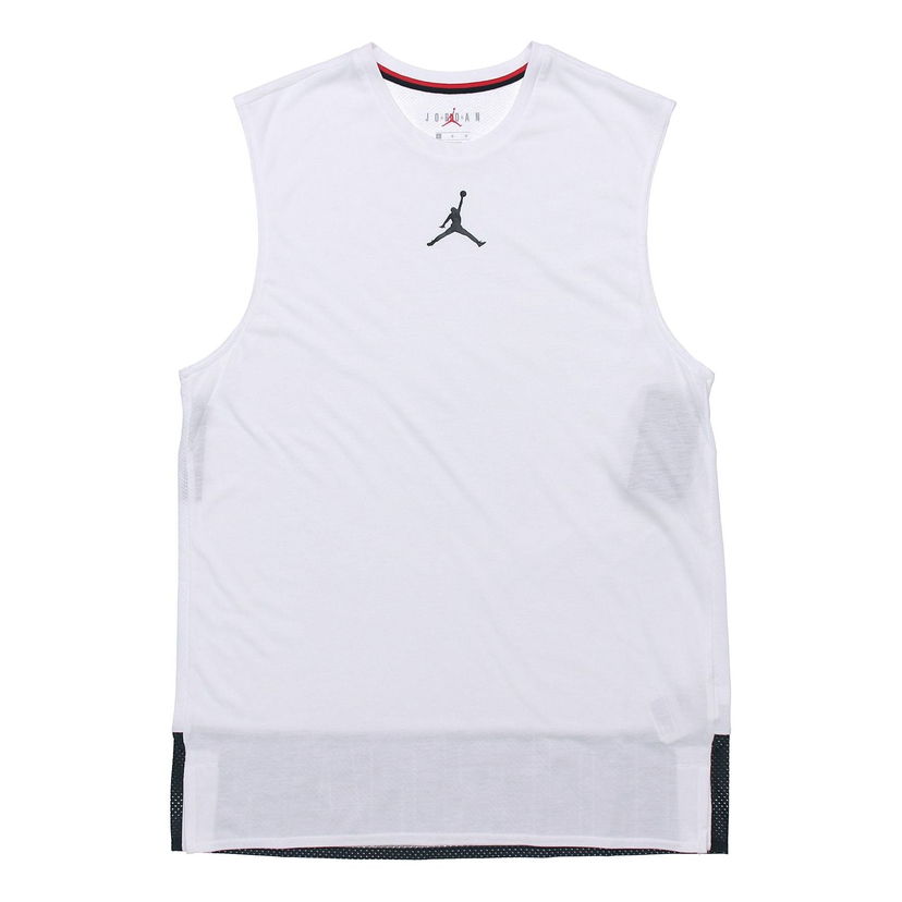 Tielko Jordan Jordan Basketball Training Sleeveless Vest Biela | CJ4576-100