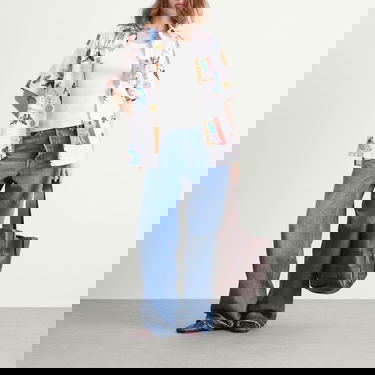 Košeľa Ahluwalia Kada Printed Short Sleeve Shirt Rôznofarebný | M-AHLU-TO029-SS26-FA253-MU, 4