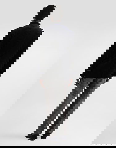 Bunda Dolce & Gabbana Double-breasted Sicilia-light Jacket In Smooth Velvet Navy | G2VQ4TFUVG7B0665, 2