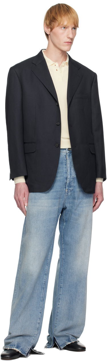Bunda Maison Margiela Maison Margiela Work-In-Progress Blazer Navy | S50BN0537 M35287, 3