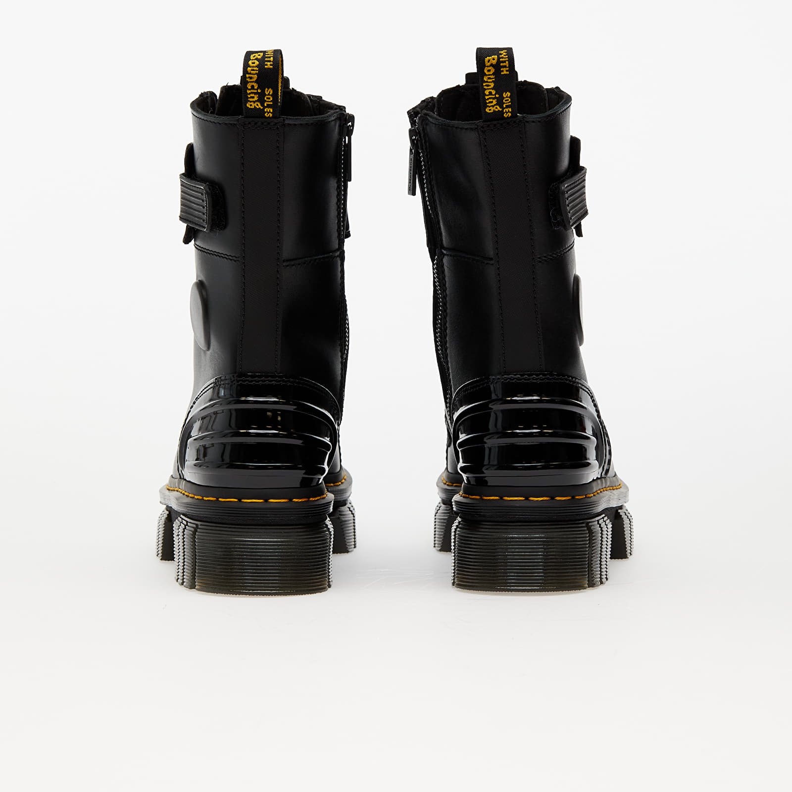 Audrick 10i Boot "Black Nappa Lux & Black Ajax & Black Soft Patent Pu"
