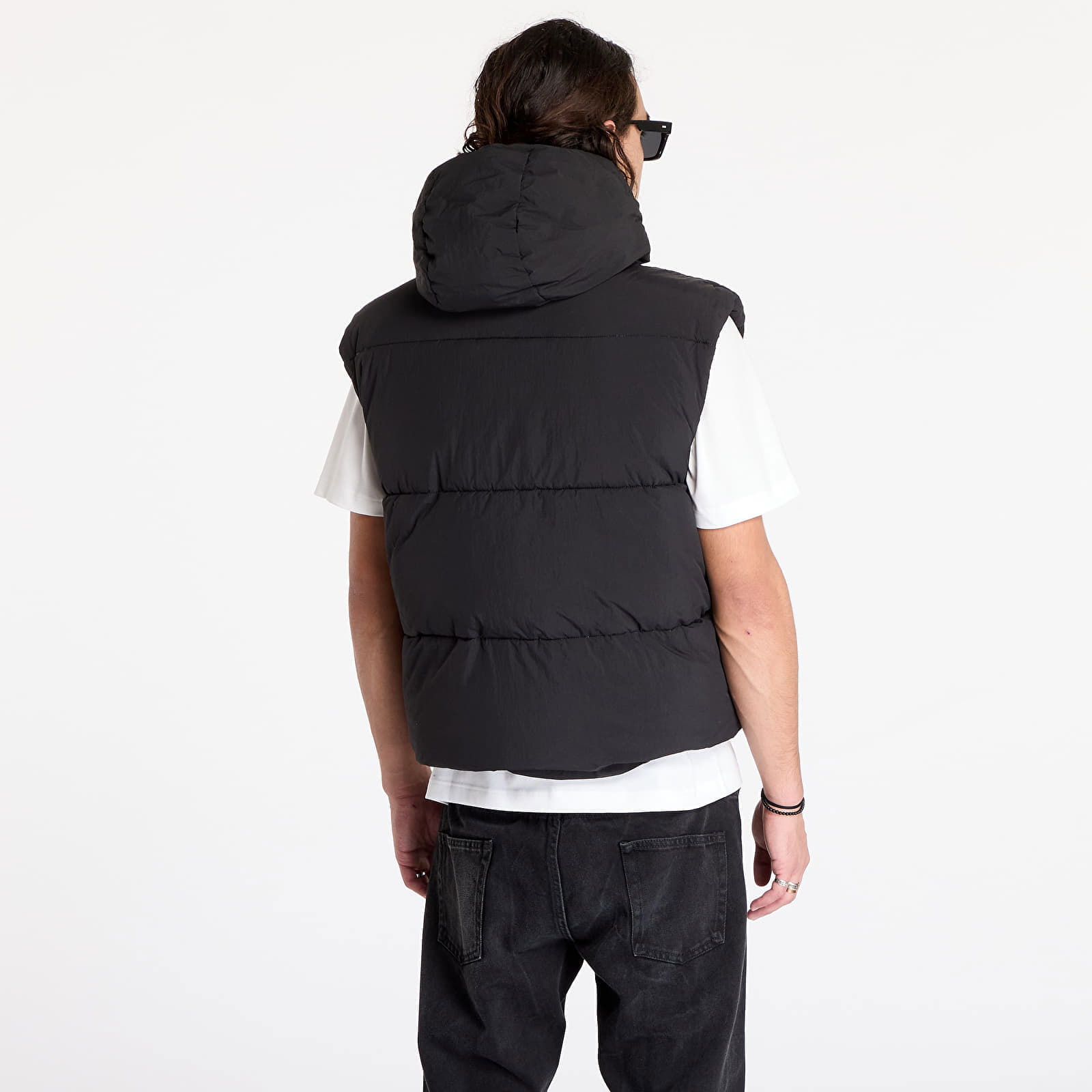 Small Signature Puffer Vest Black S