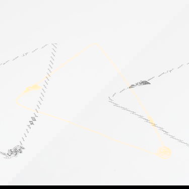 Náhrdelník GUESS Life In 4G Universal Crystal Embellished Logo Pendant Necklace Žltá | JUBN02141JWYG-GOLD, 0