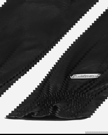 Rukavice OUR LEGACY Fingerless Leather Gloves Čierna | A2258MBL 001, 6