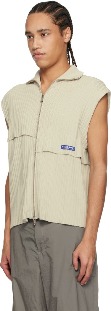 Sveter A-COLD-WALL* A-COLD-WALL* Panel Knit Vest Béžová | ACWMK204, 3