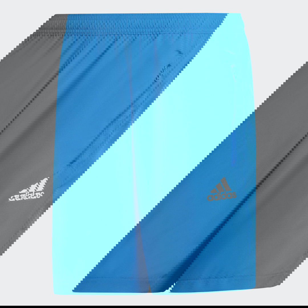 Šortky adidas Performance AEROREADY Designed 2 Move Woven Sport Shorts Modrá | HC6857, 0