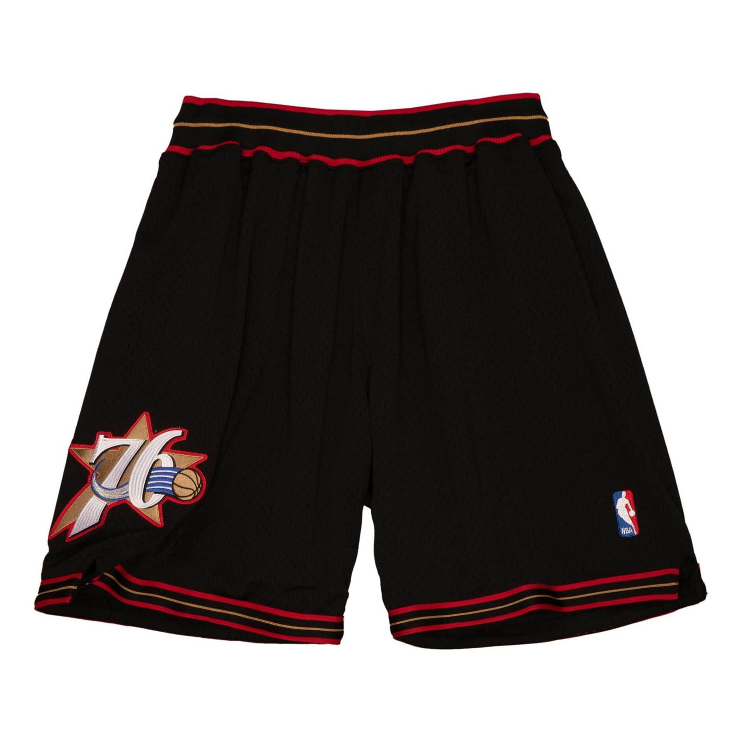 Šortky Mitchell & Ness Mitchell & Ness Philadelphia 76ers 1997-98 NBA Authentic Road Shorts Čierna | ASHRGS18129-P76BLCK97, 0