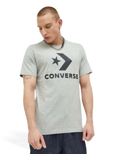 Tričko Converse Large Logo St Chev Tee Šedá | 10025458.A19