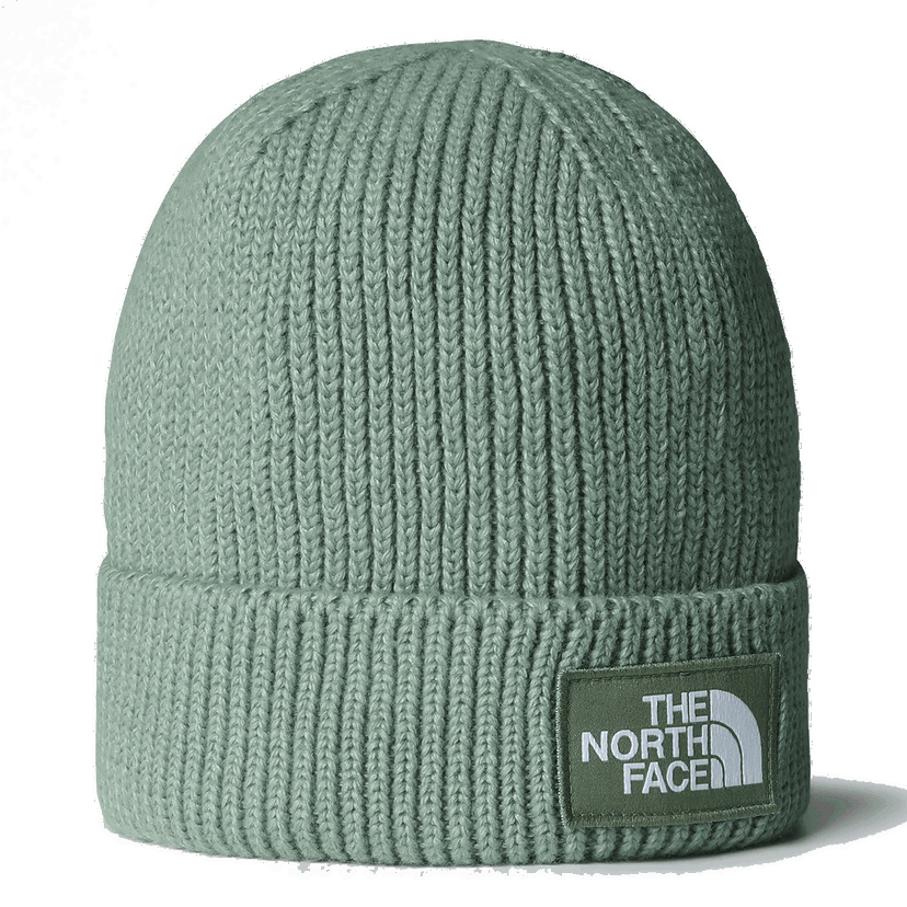 Kulicha The North Face The North Face Logo Box Cuffed Beanie Zelené | NF0A8CHED5M1