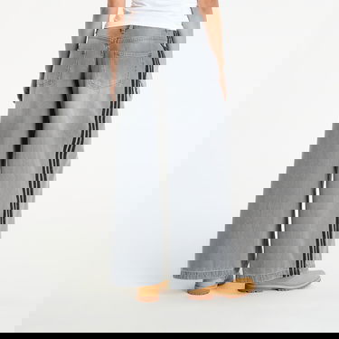 Džínsy adidas Performance Adicolor Denim Adilenium Wide-Leg Jeans Šedá | JV7455, 2