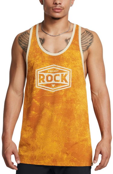 Tielko Under Armour Project Rock Racer Tank Top Oranžová | 1386915-711, 0