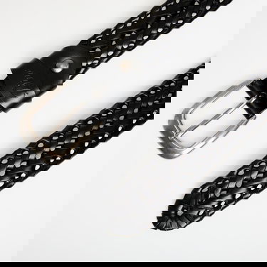 Opasok Dime DIME Braided Leather Belt Čierna | DIME2SP2527BLK, 1