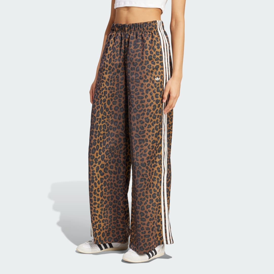 Tepláky adidas Originals Originals Wide Leg Satin Joggers Hnedá | KA2666, 0