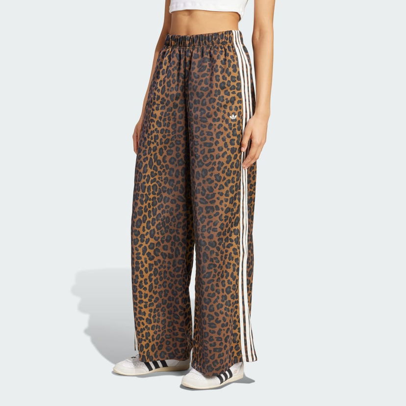 Tepláky adidas Originals Originals Wide Leg Satin Joggers Hnedá | KA2666