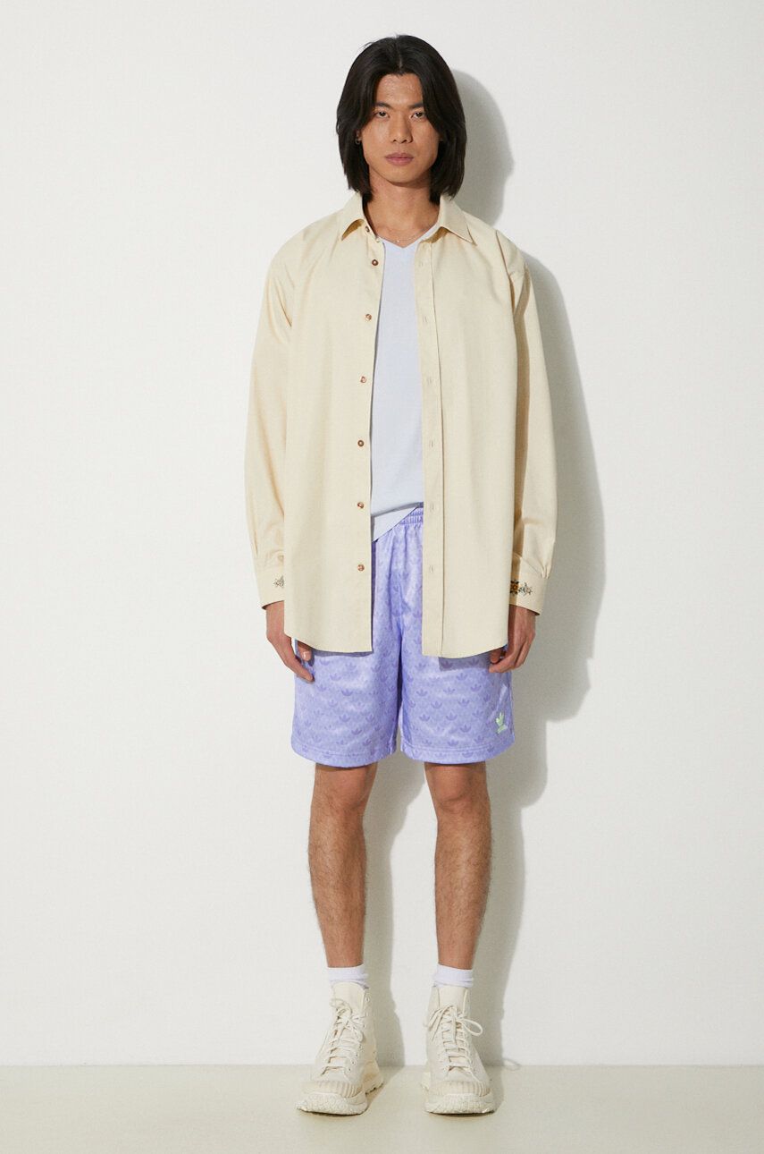 Šortky adidas Originals adidas Originals Mono Satin Shorts Fialová | IS2935, 1