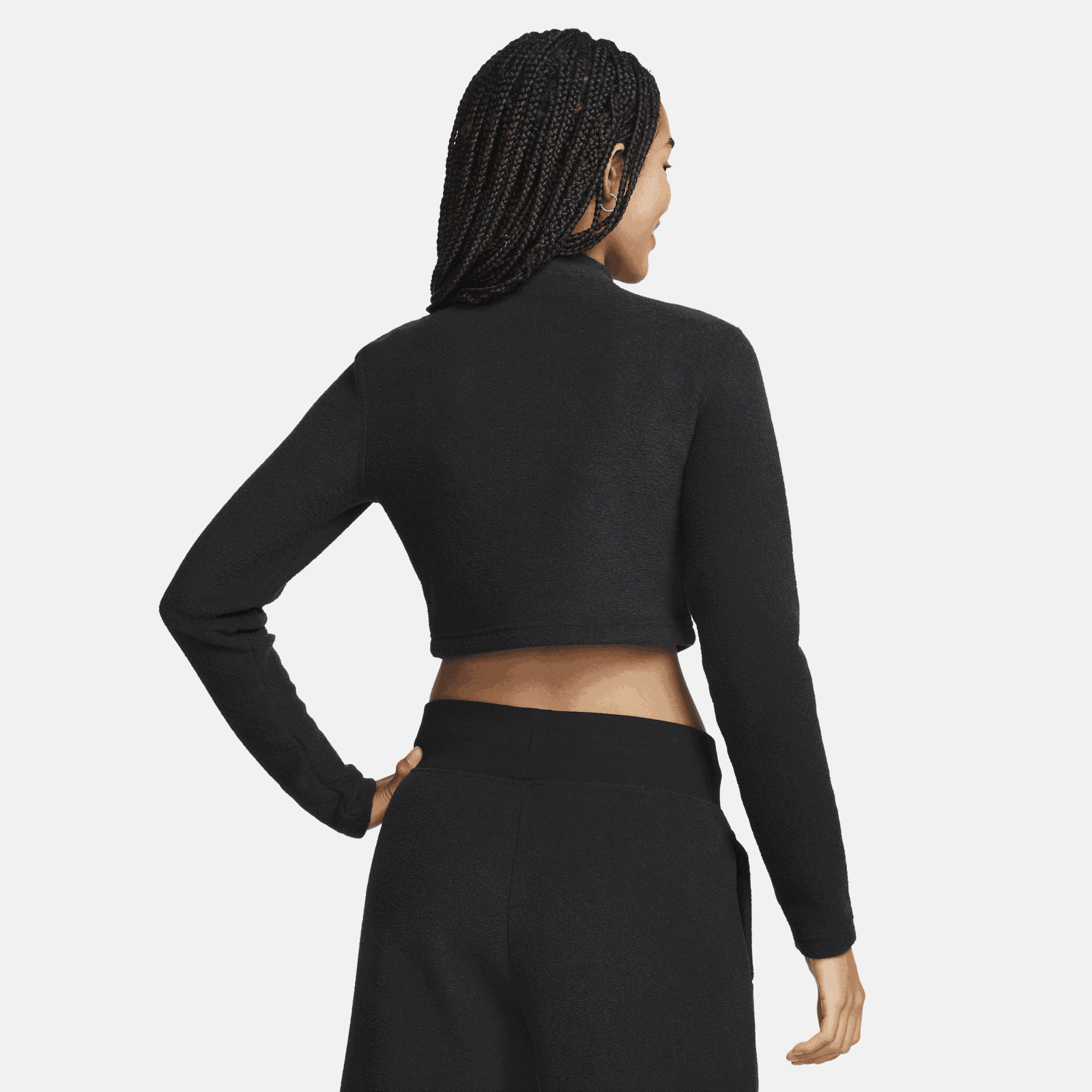 Sportswear Phoenix Plush Cropped Long Sleeve Top