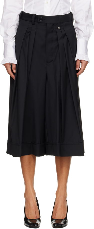 Nohavice Vivienne Westwood Vivienne Westwood Pleated Culottes Čierna | 3F01000C-W01A2-, 0