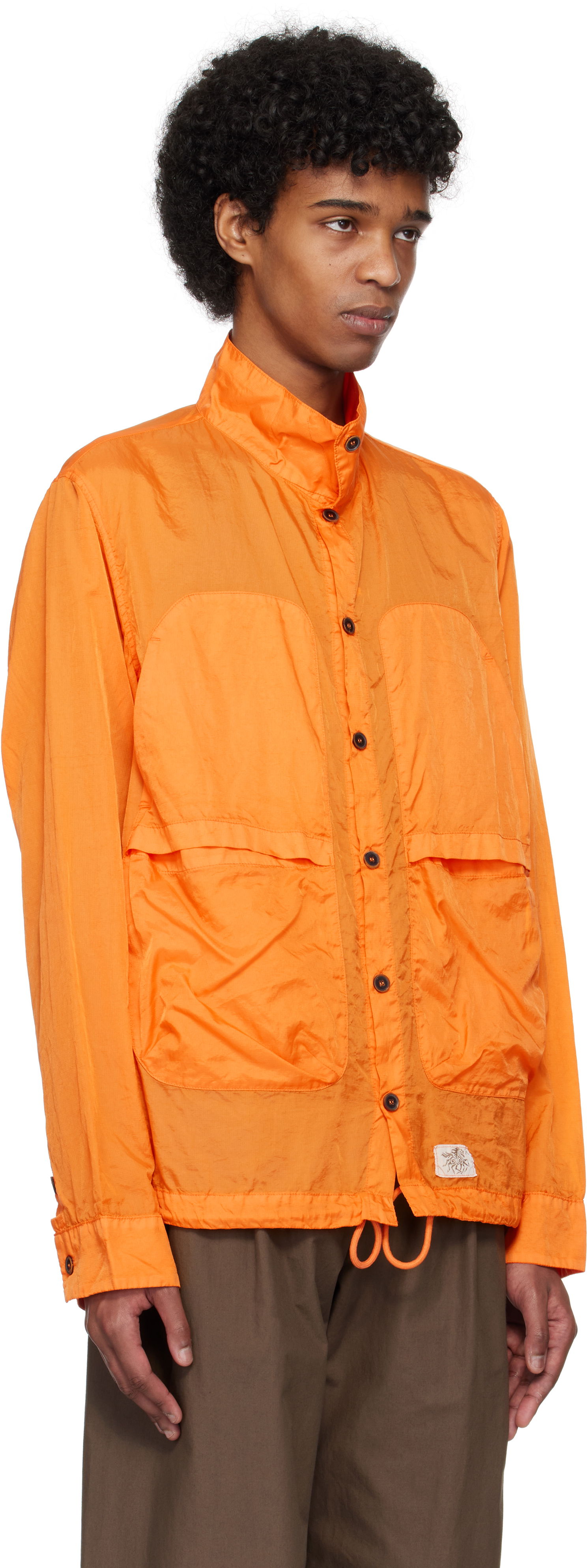 Košeľa Ranra RANRA Epitome Nylon Ripstop Long Sleeve Shirt Oranžová | AMSS25LS01519, 1