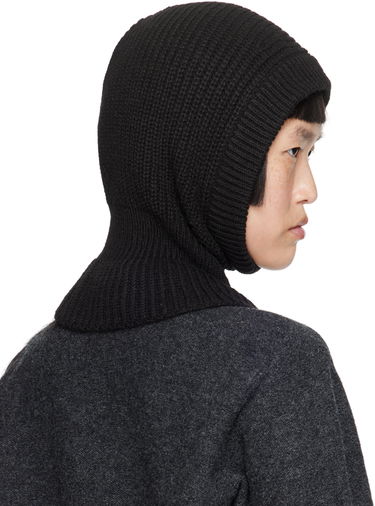 Kulicha LEMAIRE Lemaire Rib Knit Hood Čierna | AC1089 LK121, 2