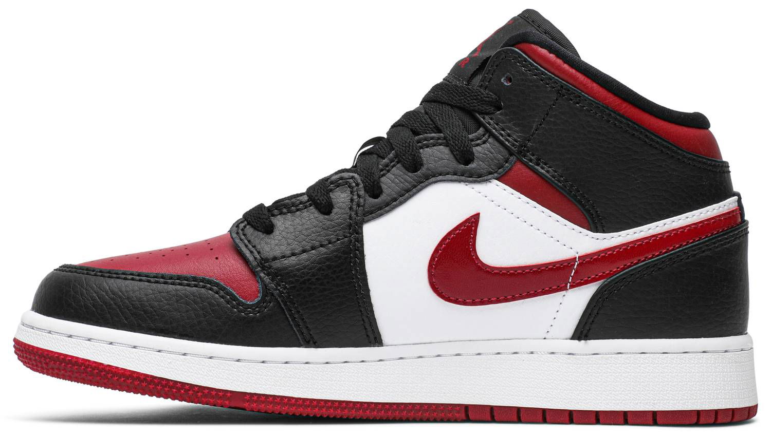 Tenisky a topánky Jordan Air Jordan 1 Mid "Noble Red" GS Čierna | 554725-066, 1