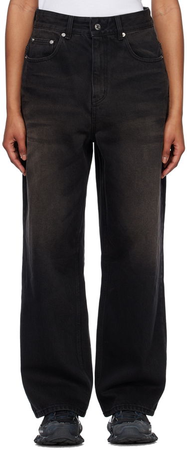 Džínsy We11done We11done Wide-Leg Jeans Čierna | WD-DP1-23-357-W-BK, 0