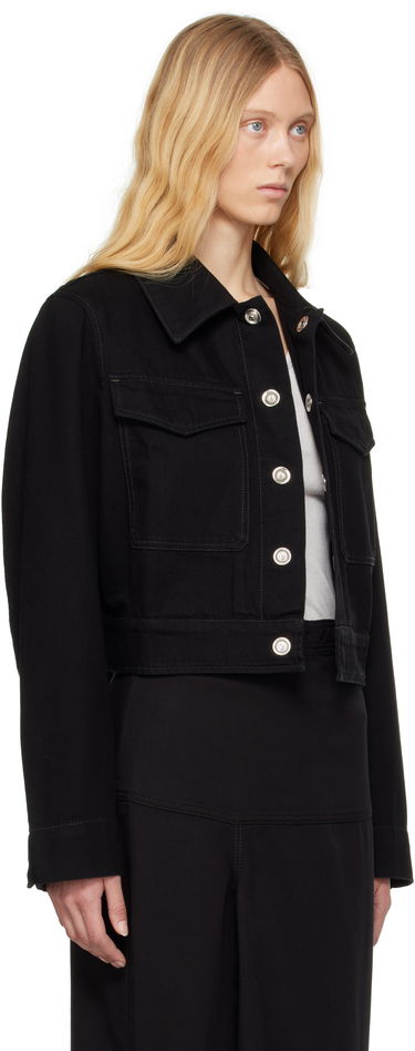 Bunda LEMAIRE Lemaire Two Pocket Cropped Denim Jacket Čierna | OW1139 LD1031, 1